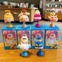 6pcs Crayon Shin-Chan ‌Nauara Shinnosuke Action Figure Cute Model Blind Box Toys Kwayii Anime Doll Desktop Ornament XMAS Gifts