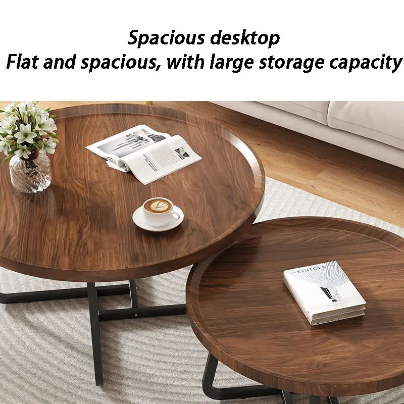 Luxury Coffee Table Nordic Living Room Center Tables Modern Minimalist Round Table Sofa Beside Tea Tables Furniture Decorations