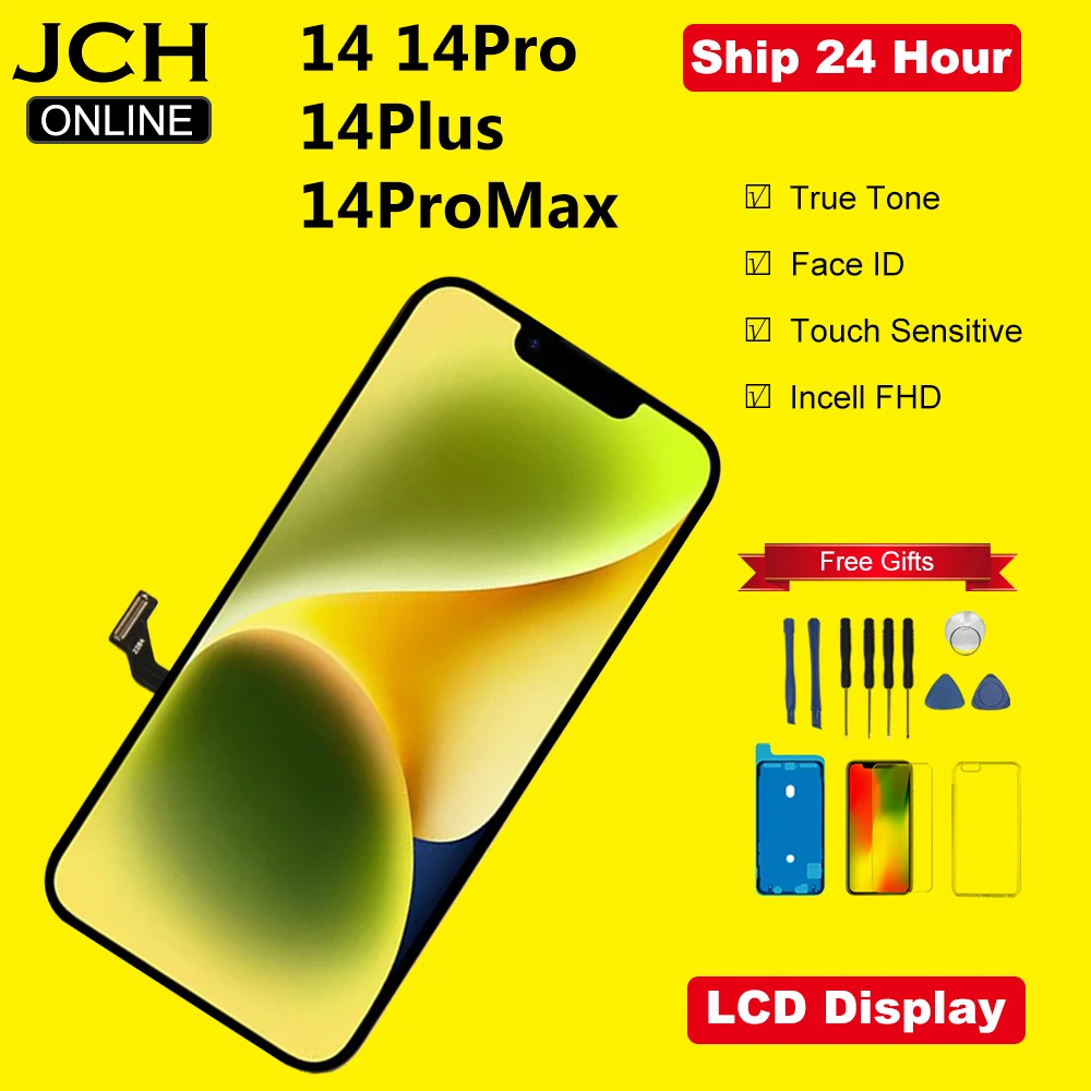 Wholesale LCD Incell For iPhone 14 Series Touch Screen Digitizer Assembly For 14 Plus 14 Pro Max Display Face ID Factory Direct
