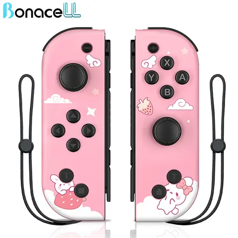 BT Wireless Joypad For Nintendo Switch Gamepad For Joycons W Turbo Vibration Wake Up Supports Multi-platform Video Game Console