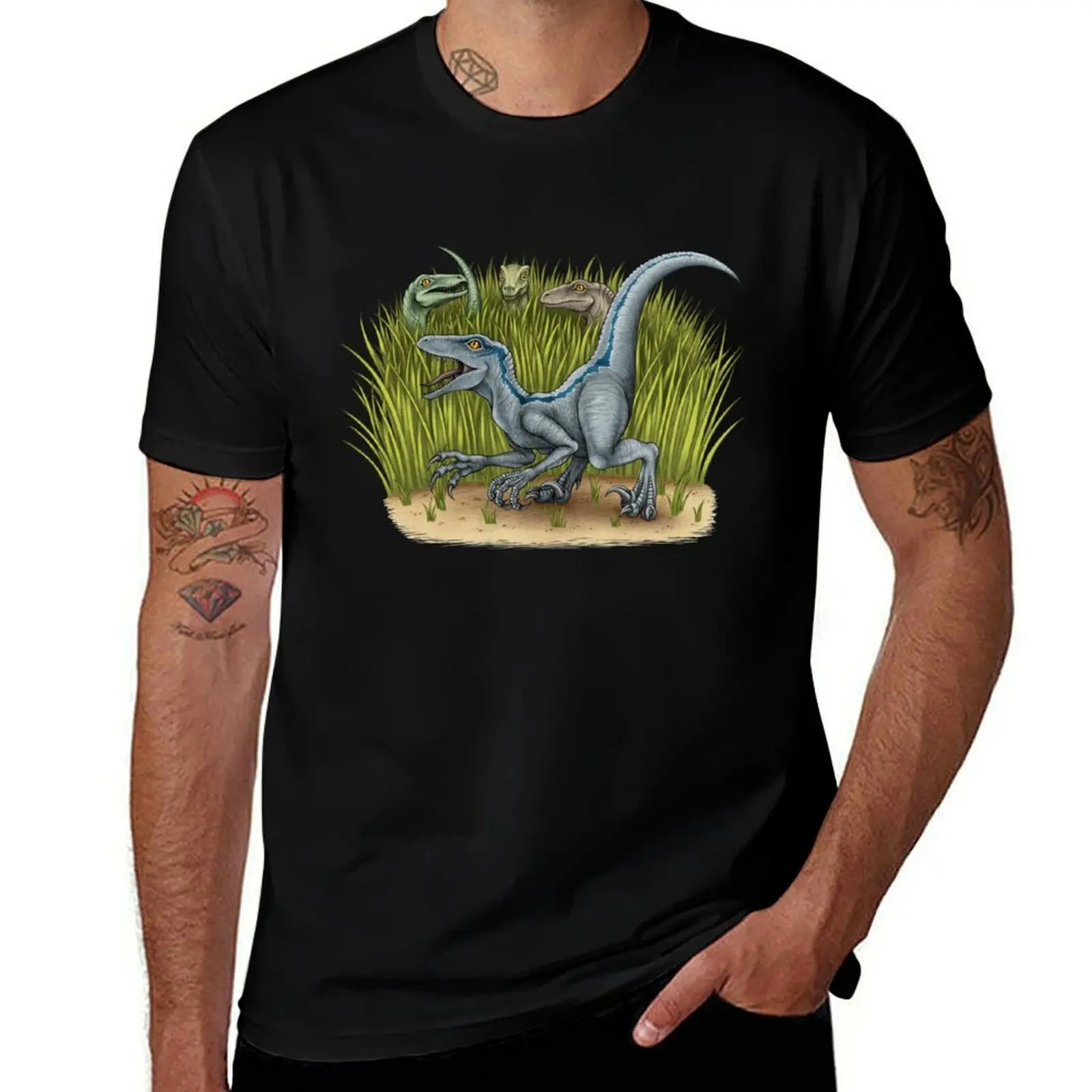 Jurassic World Velociraptors T-Shirt graphic t shirts for man T-Shirt