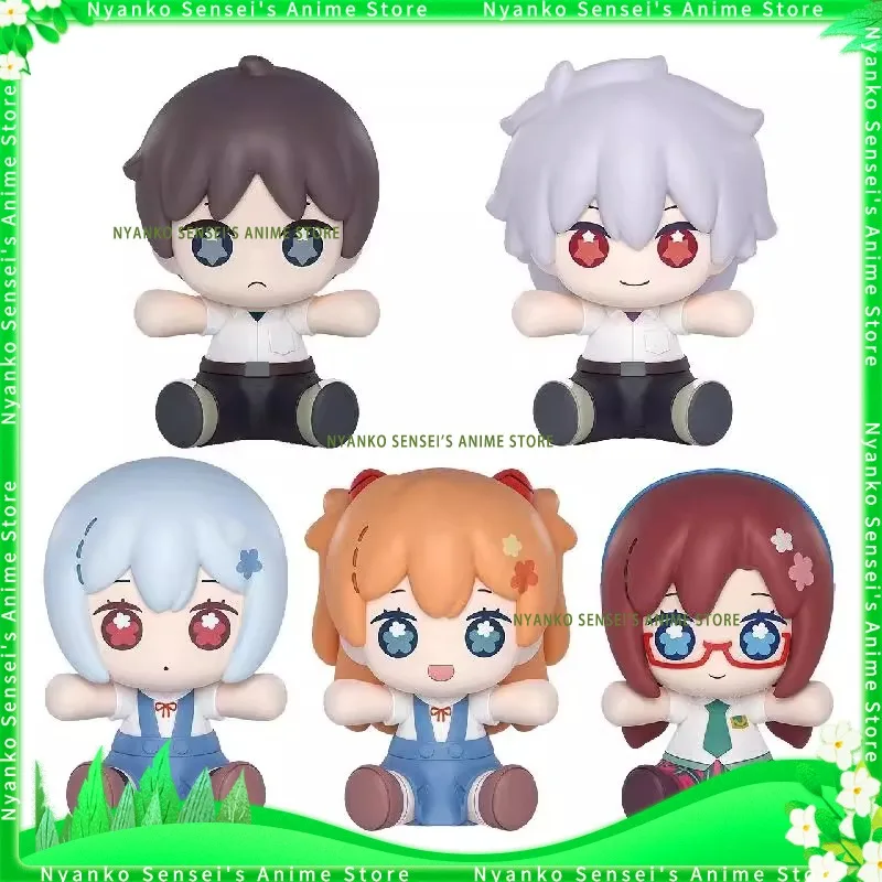 

В наличии NEON GENESIS EVANGELION EVA Asuka Ayanami Rei Makinami Kaworu Nagisa Q Ver. Фигурка униформы 6,5 см аниме модель подарки