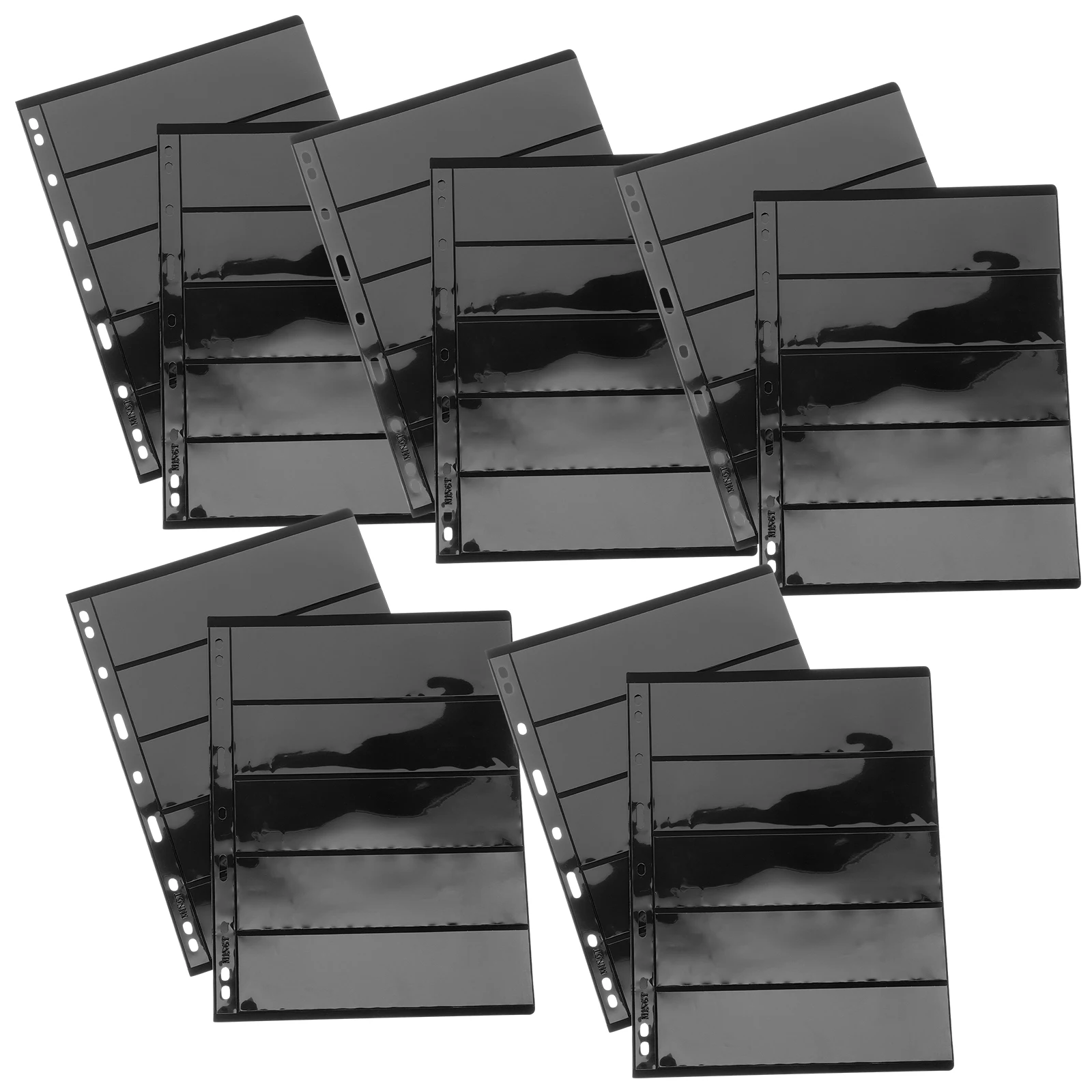 10pcs Loose-Leaf Sheets Reusable Transparent Binder For Stickers Cards Photos Storage Collection Insert A5