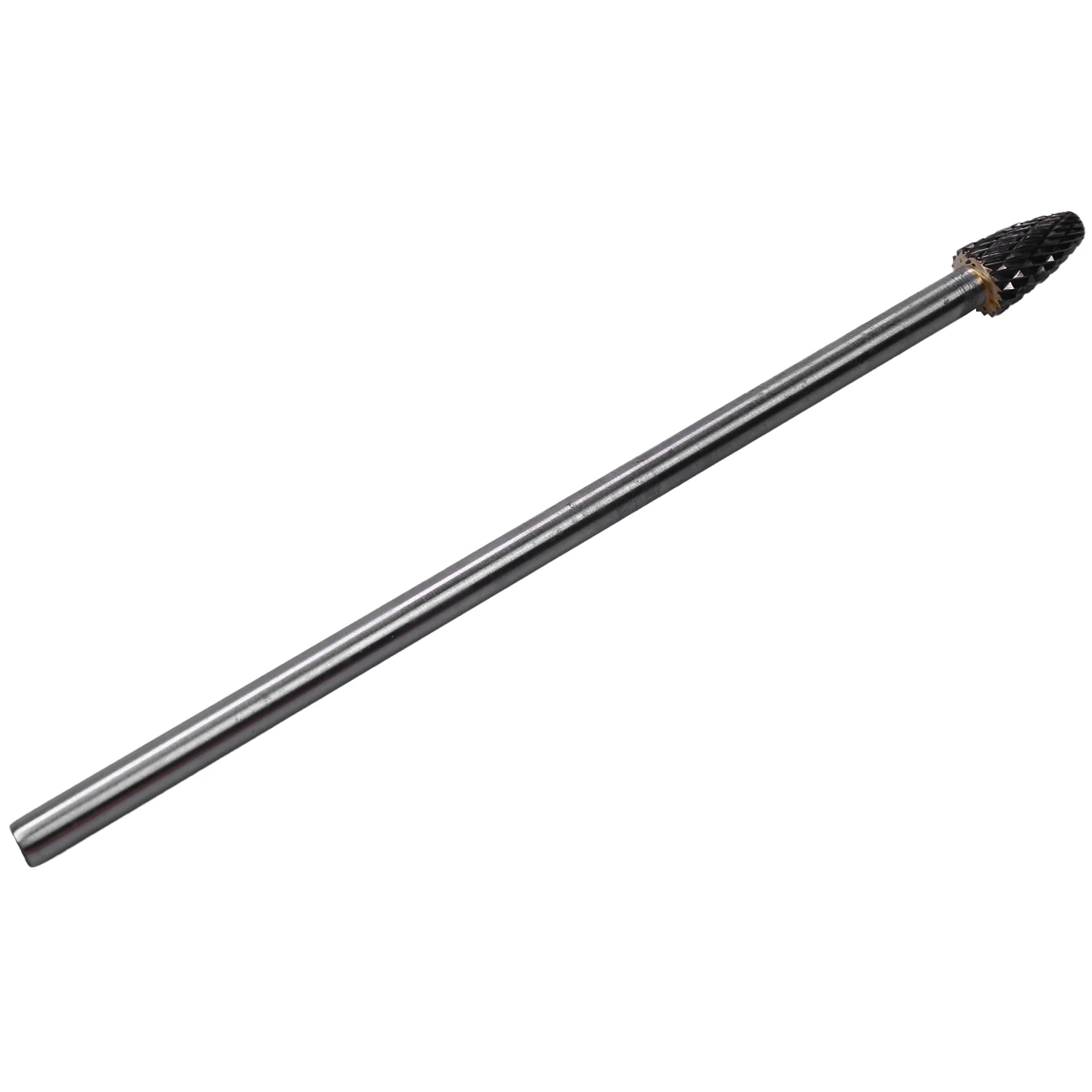 Juego de brocas de carburo de tungsteno de doble corte, rebabas rotativas de largo alcance de 4 piezas, vástago de 1/4 pulgadas, 6 pulgadas