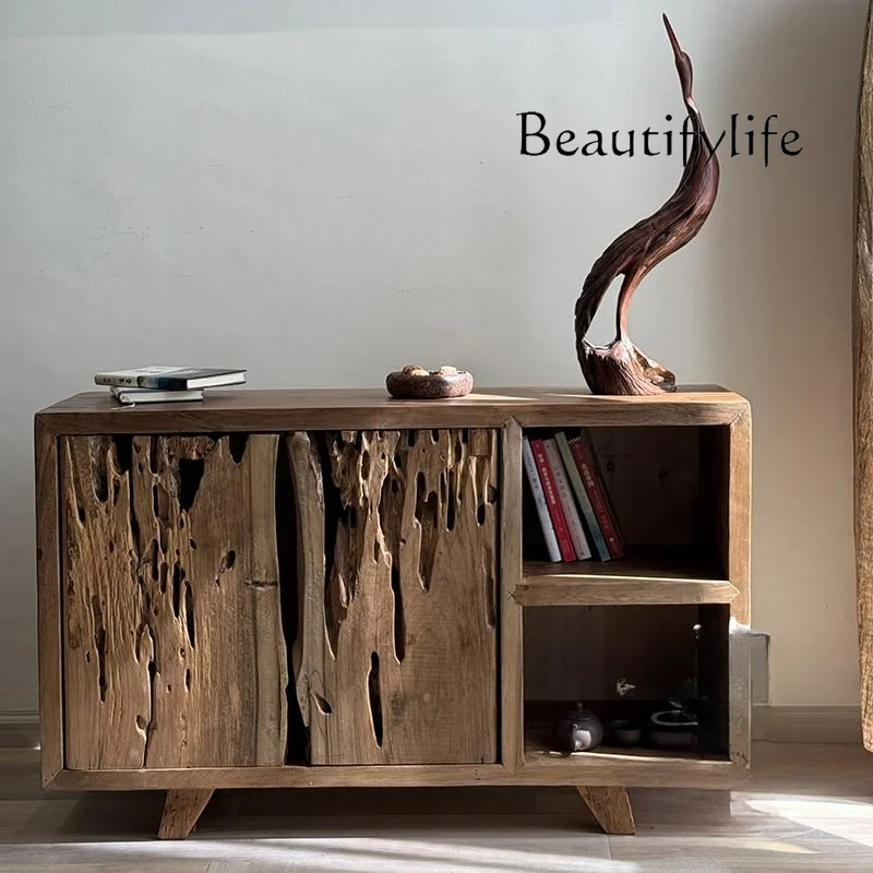

Indoor tea room, tea cabinet, antique style, dining side cabinet, office storage cabinet