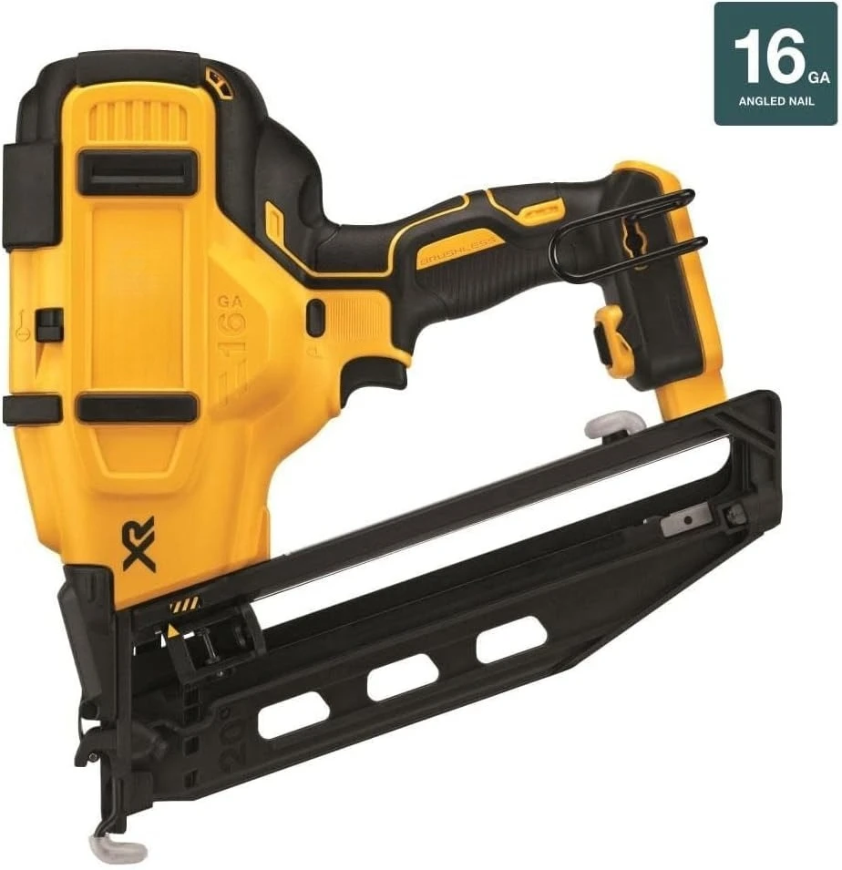 

20V MAX* Finish Nailer, Angled, 16GA, Tool Only (DCN660B)