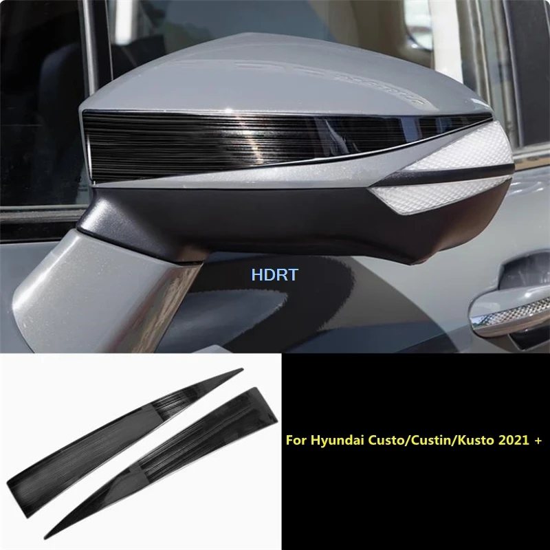 

Car Styling Rear View Side Mirror For Hyundai Custo/Custin/Kusto 2021 + Accessories Exterior Sticker Door Reverse Mirror Trim