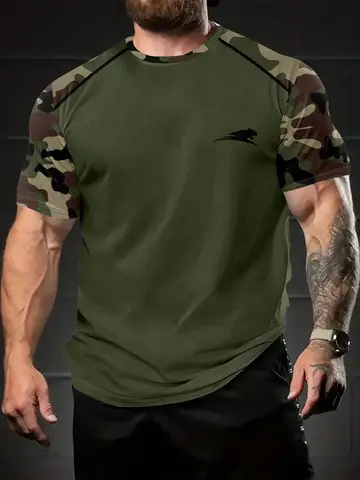 Fashion camouflage 3D Print Sport Quick-dry Breatha Men Women T-shirt Summer Outdoo Street Casual Harajuku Y2K Team training top