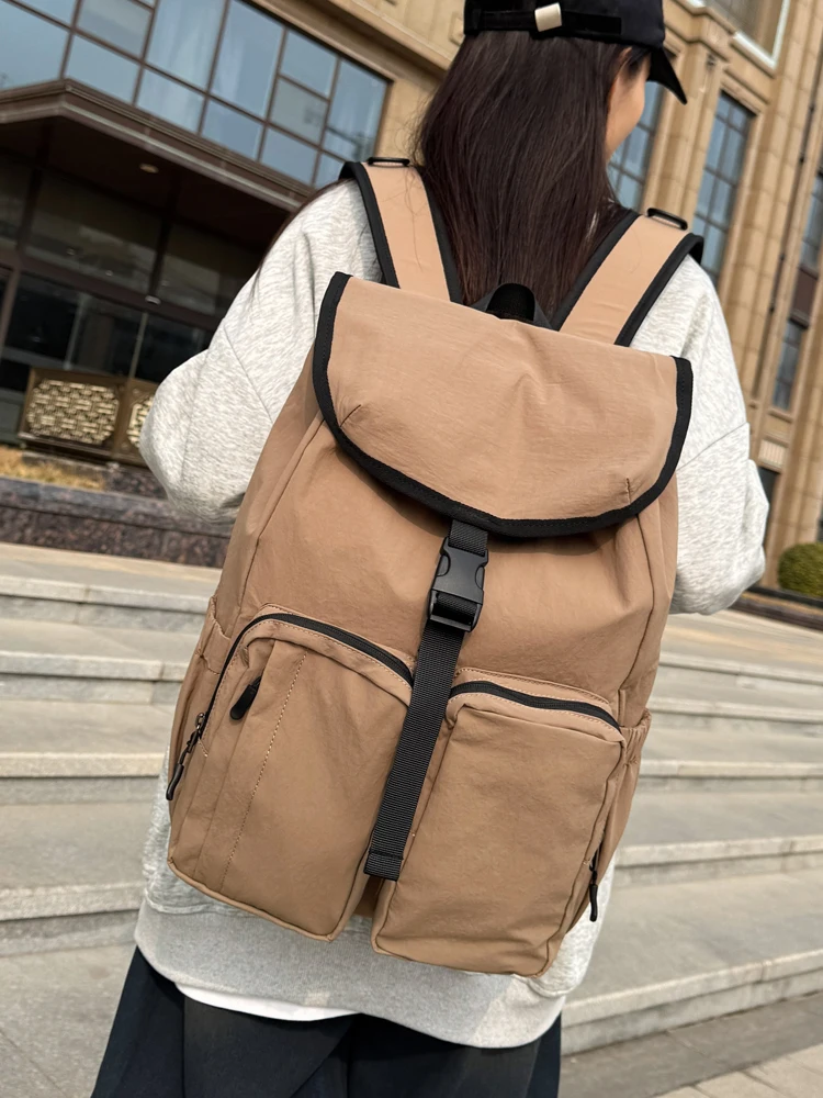 Casual Faionable gran capacidad Bapa 2025 nuevo Sle deportes al aire libre viaje ex Universidad Sle estudiante bolsa ocio viaje