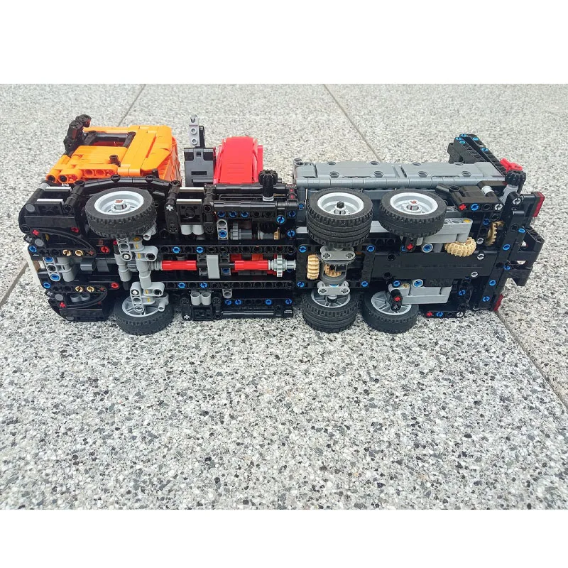 MOC-134985 الكلاسيكية الجديدة شاحنة رافعة البضائع بنة نموذج، 1401 قطعة، لعبة عيد ميلاد الإبداعية هدية للبنين والأطفال #1