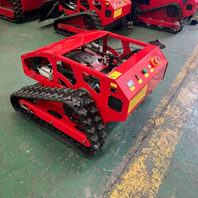 Intelligent Remote-Controlled Lawn Mower Cutting Width 800mm Lawn Mowing Robot for Orchards, Farms, Gardens, and Land Reclamatio