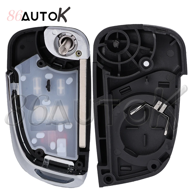 Модифицированный автомобильный складной пульт дистанционного ключа для Buick для Chevrolet Camaro Cruze Epica Lova для Opel Vauxhall Astra Mokka Insignia