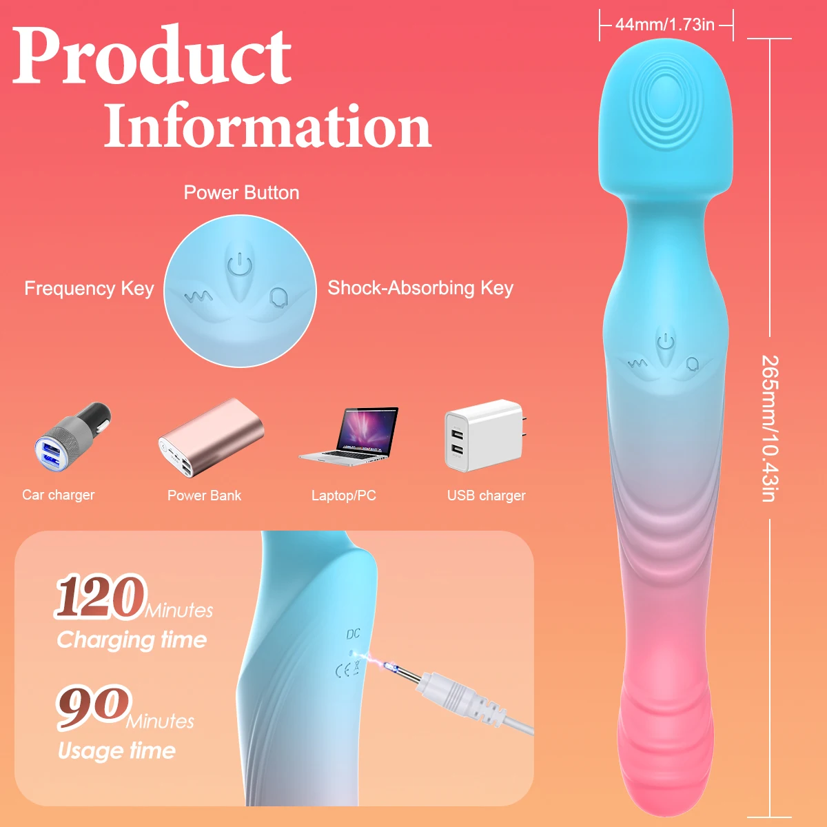 Powerful AV Vibrator for Women G Spot Dildos Magic Wand Clitoris Stimulator Female Vagina Massager Adults Sex Toys for Woman - Image 5