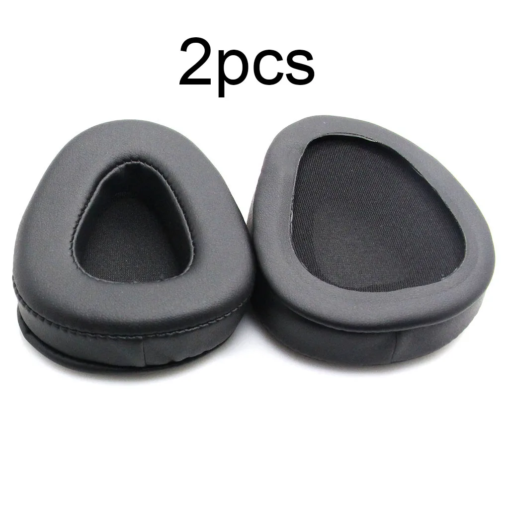 有線ヘッドホンイヤーパッド,ヘッドフォンパッド,クッションアクセサリー,skullcandy avier 2の交換,ブラウン,2個