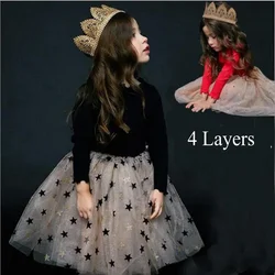 Christmas Clothing For Children Wedding  Party Tulle Dresses Girls Kids Lovely Sparkle Tutus girls party dresses