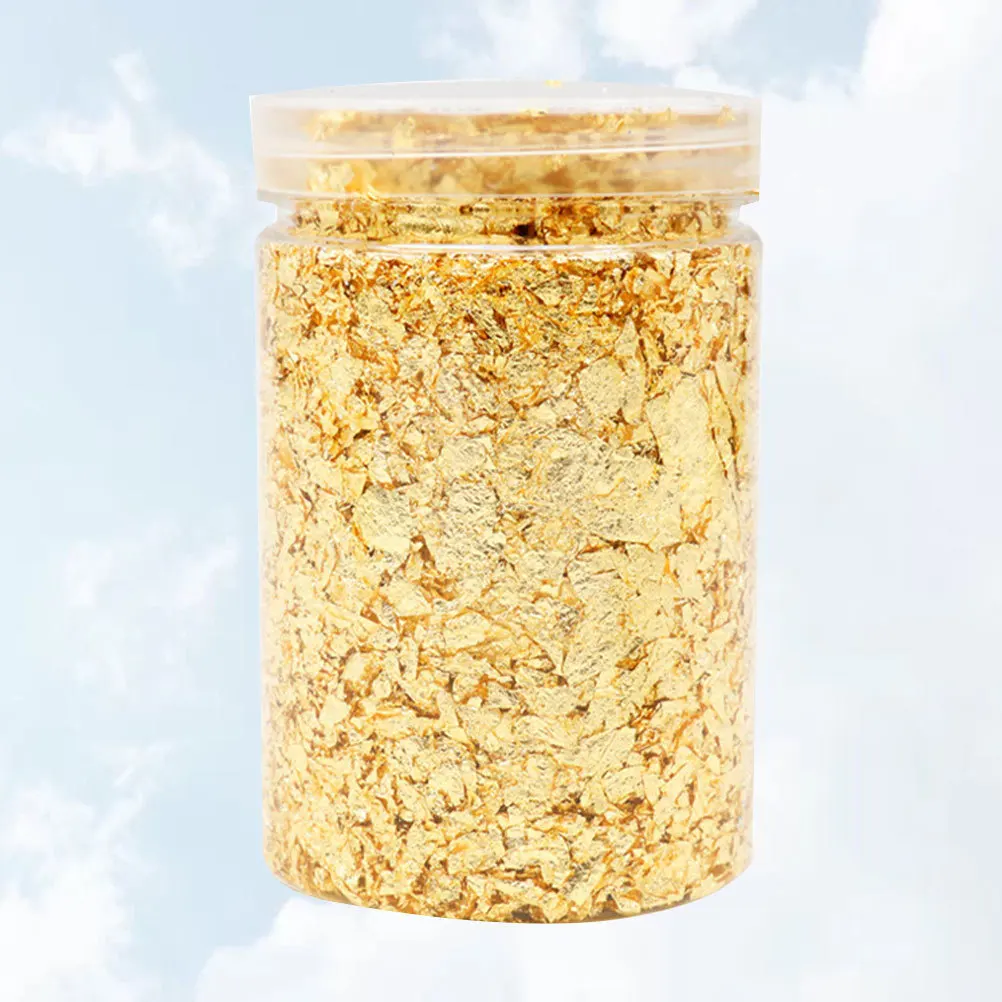 10G Nail Art Paillettes Glitter dorati irregolari per manicure fai da te Design Home Uso professionale Suggerimenti decorativi Accessori rotti