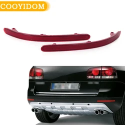 Car Tail Rear Bumper Reflector For VW Touareg 2002-2010 Light rear brake lamp 7L6945106A 7L6945105A  Car-Styling