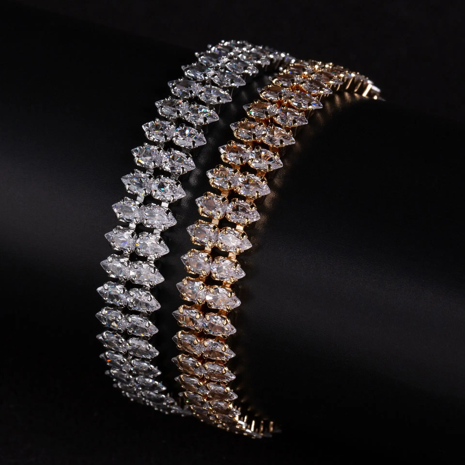 Simple Pop White Daily Bracelet Women's Clothing Multicolor Jewelry Set for Dubai Tourism Festival Prom Gift Wedding Z-80