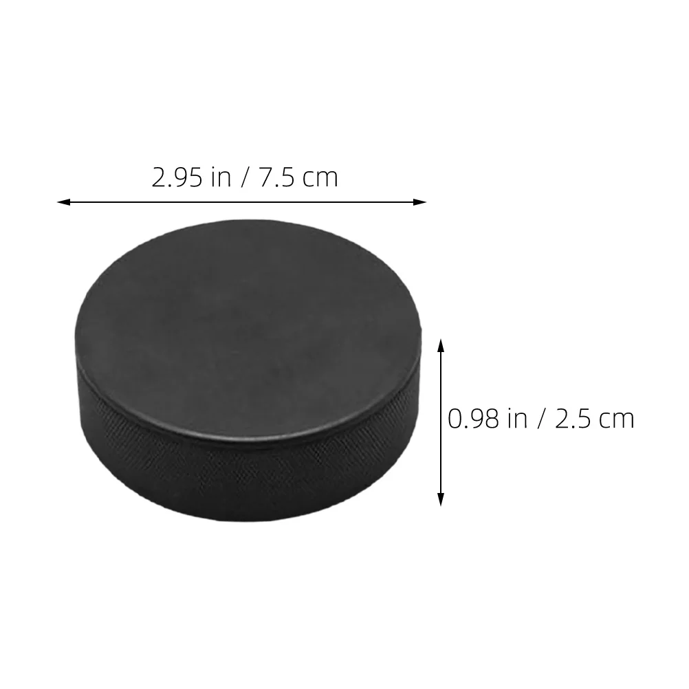 8pcs Foam Ice Pucks Black Official Size For Training Practice Skill Development Durable Lightweight Team Sport Equipment Hockey