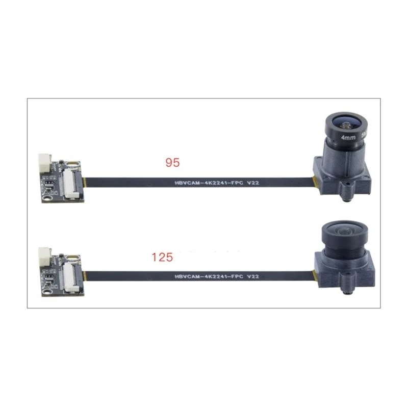 652F Mini 8MP USB2.0 Camera Module Versatile Use,3840x2160 MJPEG with 50cm 5P1.0MM USB Cable Wide Field of View 95°/ 125°