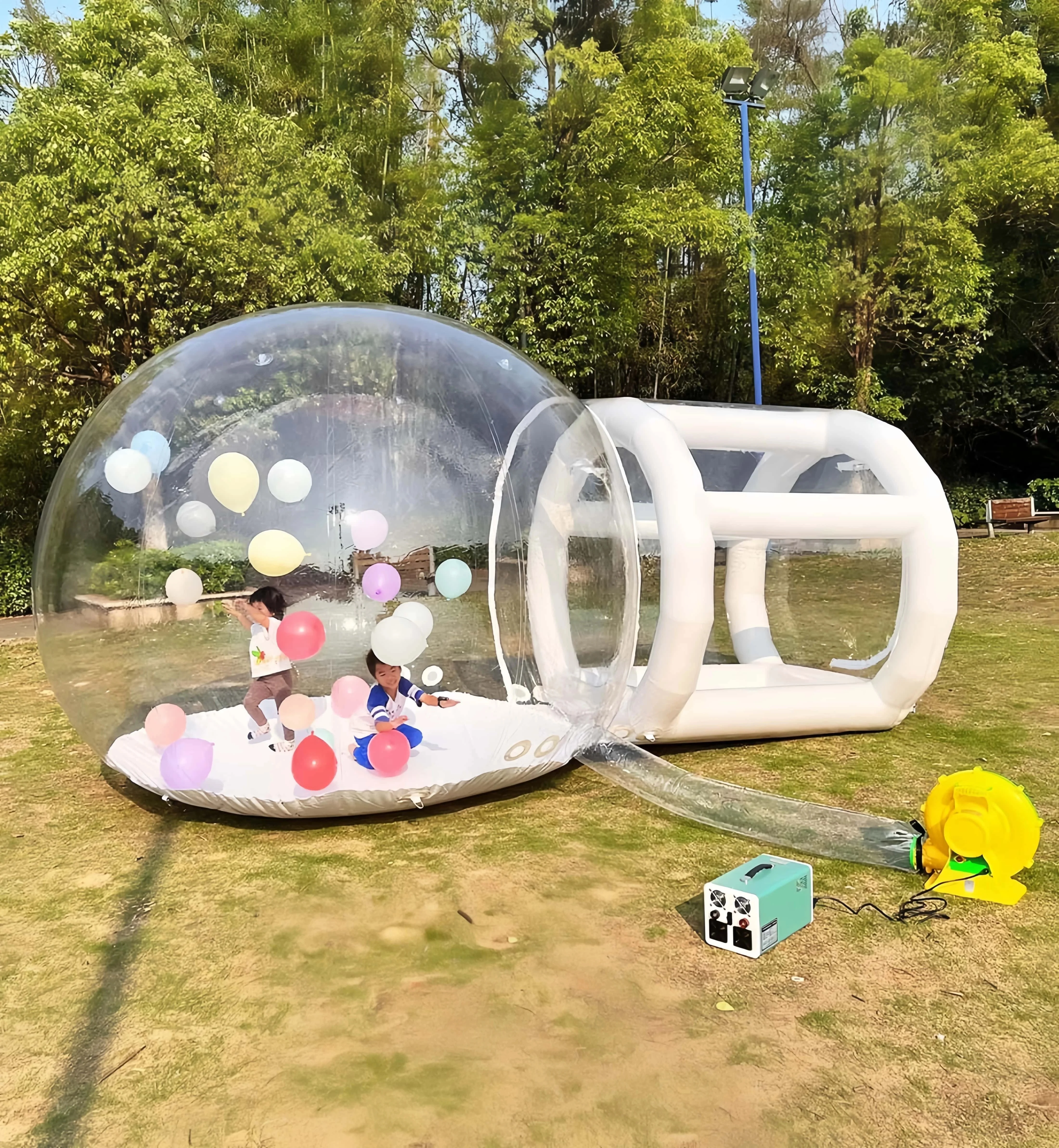 Namiot Bąbelkowy Domek Imprezowy Balonowy Domek dla Dzieci na Imprezę Ślub Dzieci
