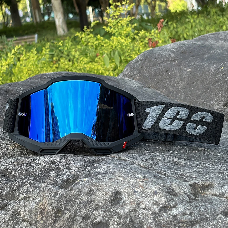 100 Motorcycle Glasses Men Motocross Goggles Helmet MX Moto Dirt Bike ATV Ski Outdoor Sports Glass Scooter Googles Mask Cycling