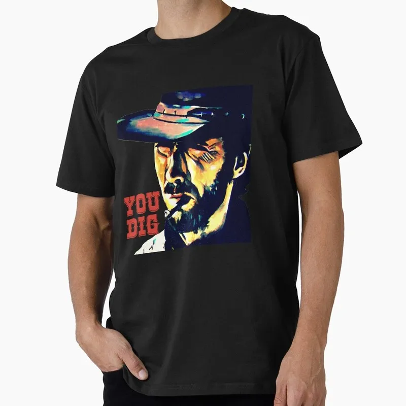 For a Few Dollars More Graphic T-shirt Clint Eastwood Sergio Leone Spaghetti Western Vintage Cowboy Bounty Hunter Print Gift Tee
