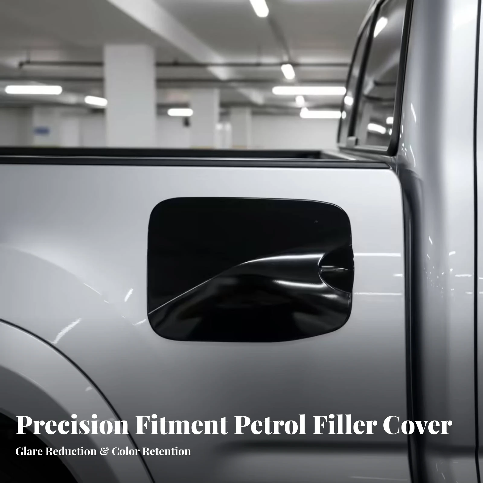 Fuel Filler Door Molded Fuel Gas Door with Hinge Hardware Long-Lasting Scratch-Resistant for Car Owners, Vehicle Repair
