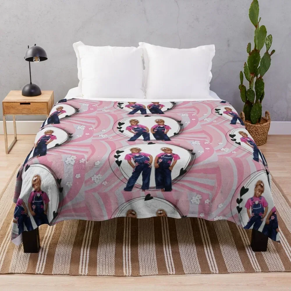 

Mary Kate and Ashley olsen twins cute for kids Throw Blanket Warm Comfortable Blanket for Office Napping