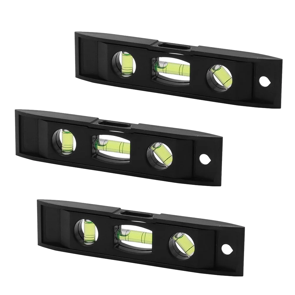 

3 Pcs 6-Inch Magnetic Level Practical Measuring ABS Shell Transparent Acrylic Bubble Multi-Function Leveling