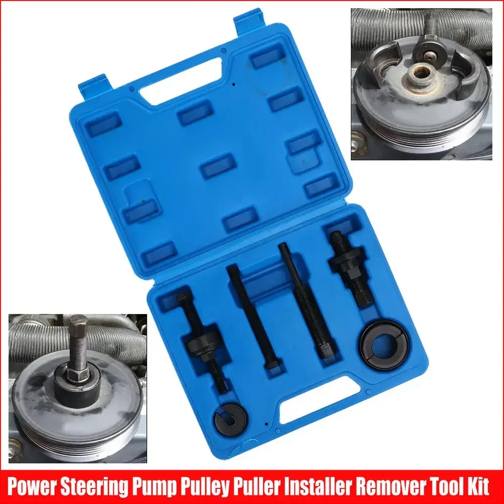 

Автомобильный набор инструментов для снятия шкива насоса гидроусилителя рулевого управления, набор инструментов для снятия автомобильного съемника для GM Ford Chrysler Car Truck