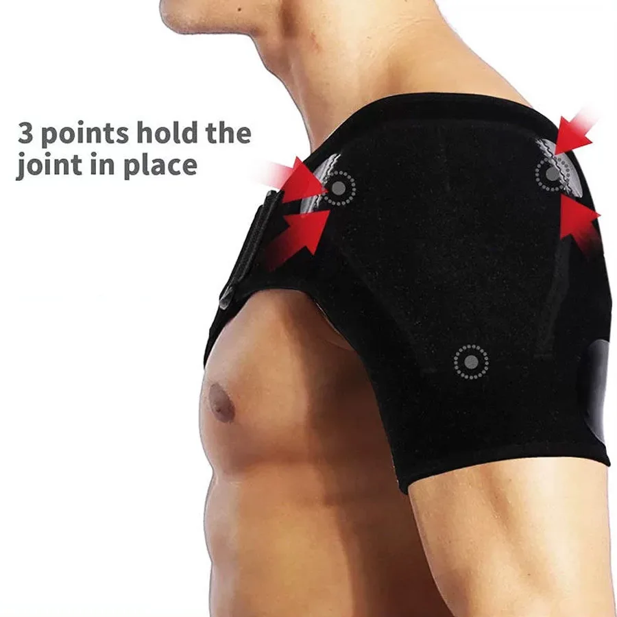 

Shoulder Support Brace with Pressure Pad for Men Women, Adjustable Shoulder Brace for Torn Rotator Cuff, Tendonitis, Dislocation