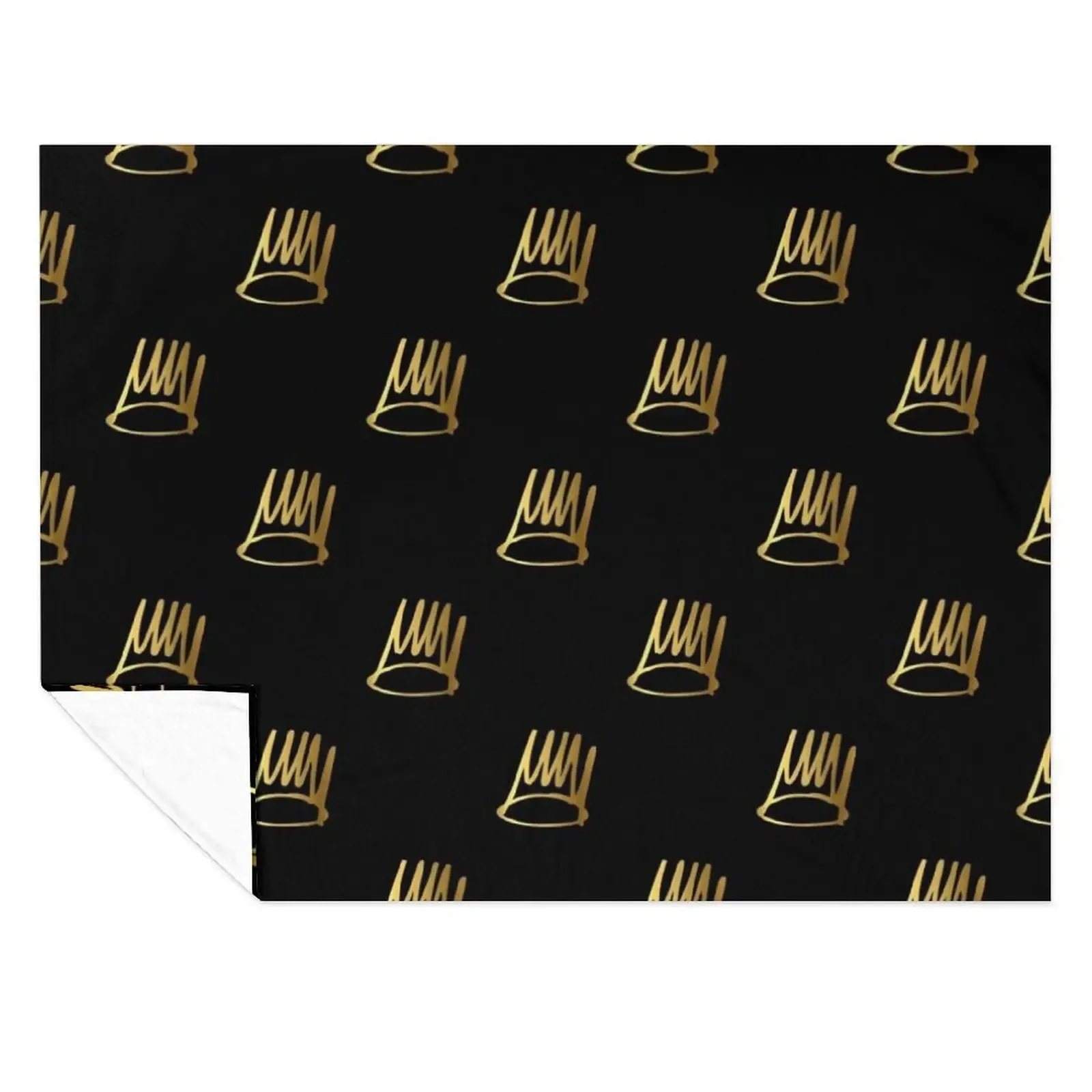 

j cole gold crown Throw Blanket Stuffeds Luxury Thicken cosplay anime manga Blankets