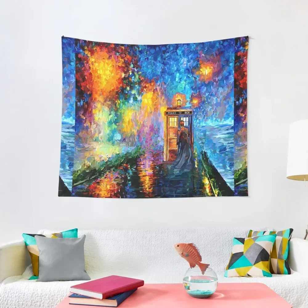 

Mysterious Man at beautiful Rainbow Place Tapestry Wall Carpet Room Decor For Girls Tapestry