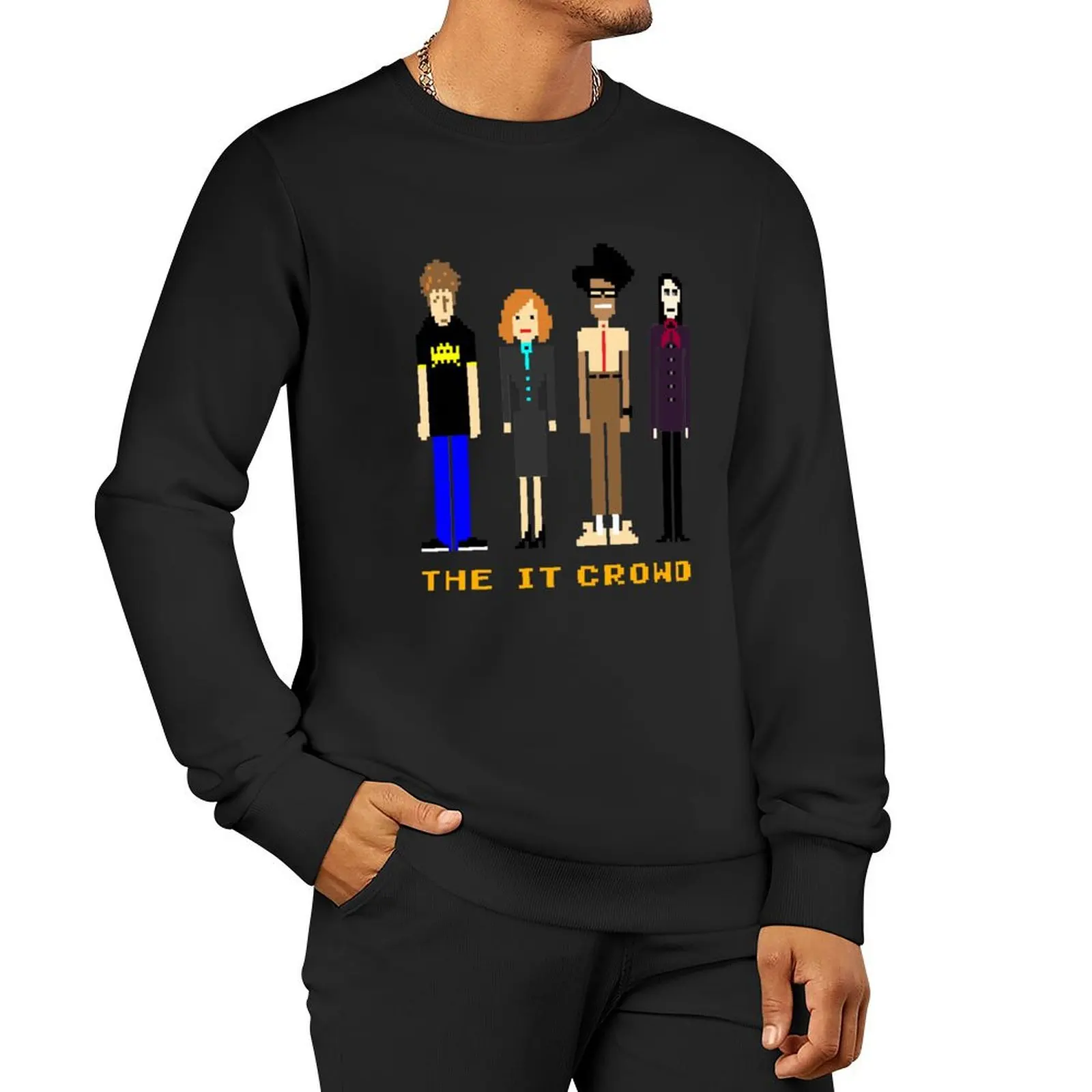 

The IT Crowd - Pixels Sweatshirt men's sweat-shirt set graphic t shirts men new sweatshirts