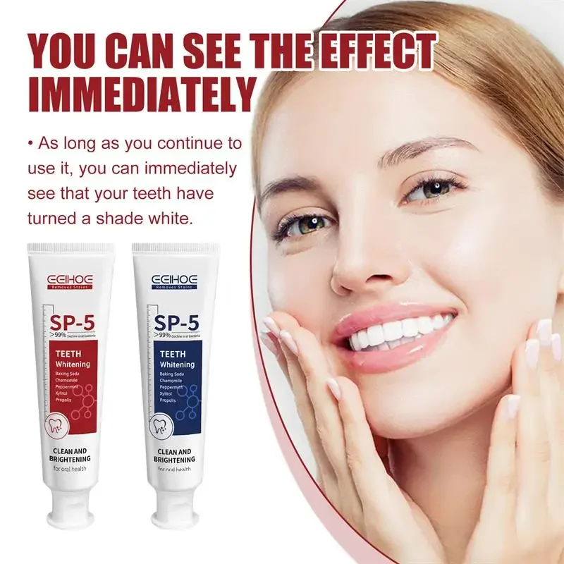 SP-5 Probiotic Toothpaste Whiten Toothpaste Clean Mouth Stain Remove Fresh Breath Soft Foam Protect Gum Whiten Teeth Oral Care