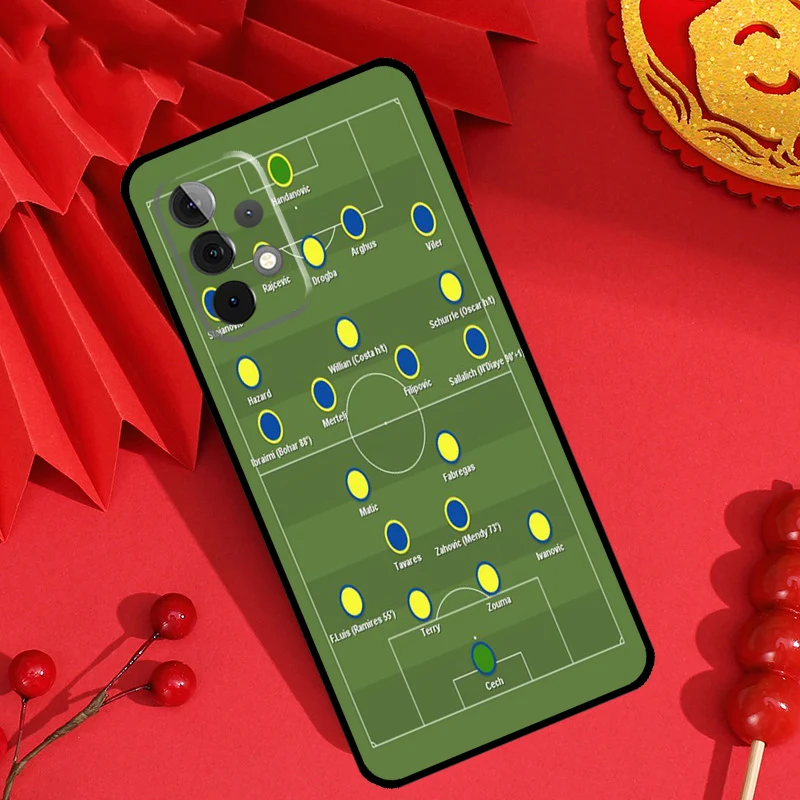 Football Soccer Tactics Time Case For Samsung Galaxy M21 M31 M35 M12 M13 M14 M15 M06 M16 M36 M56 M53 M32 M52 M55 M34 M54