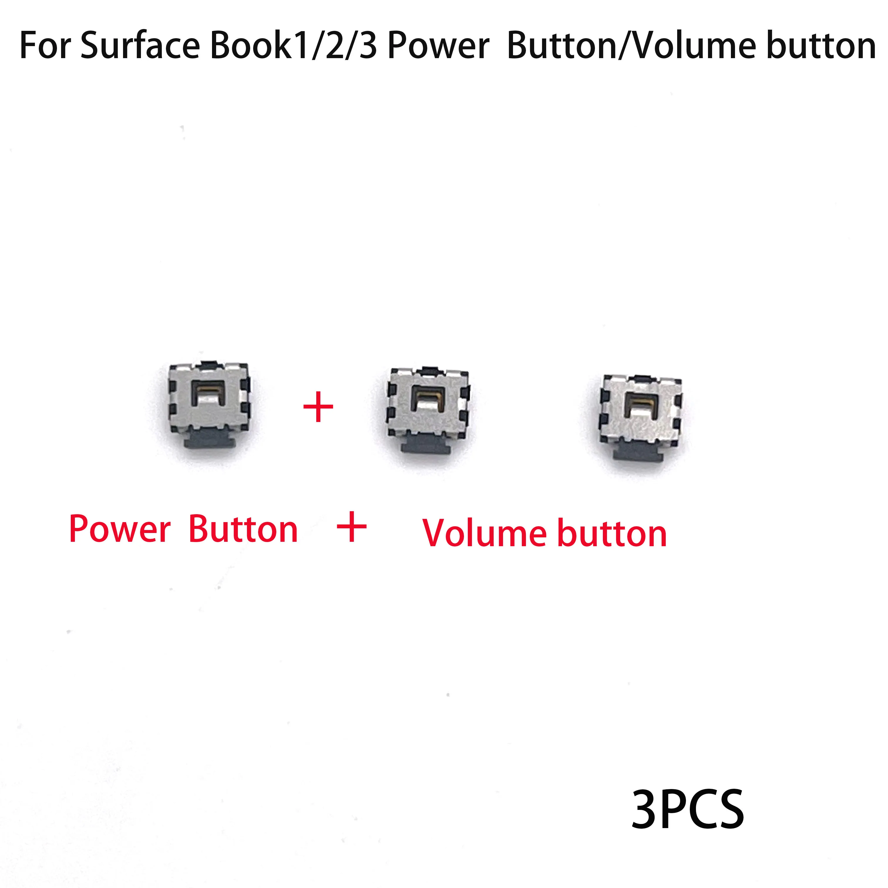 3PCS/Lot For Surface book1 Book2 Book3  Mainboard Power-on Button Volume Increase/Decrease buttons