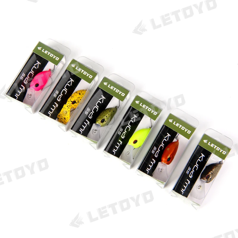 LETOYO Micro Slow Sinking Crankbait 30mm 2.8g Artificial Hard Baits Freshwater Wobblers Trout And Perch Fishing Lures