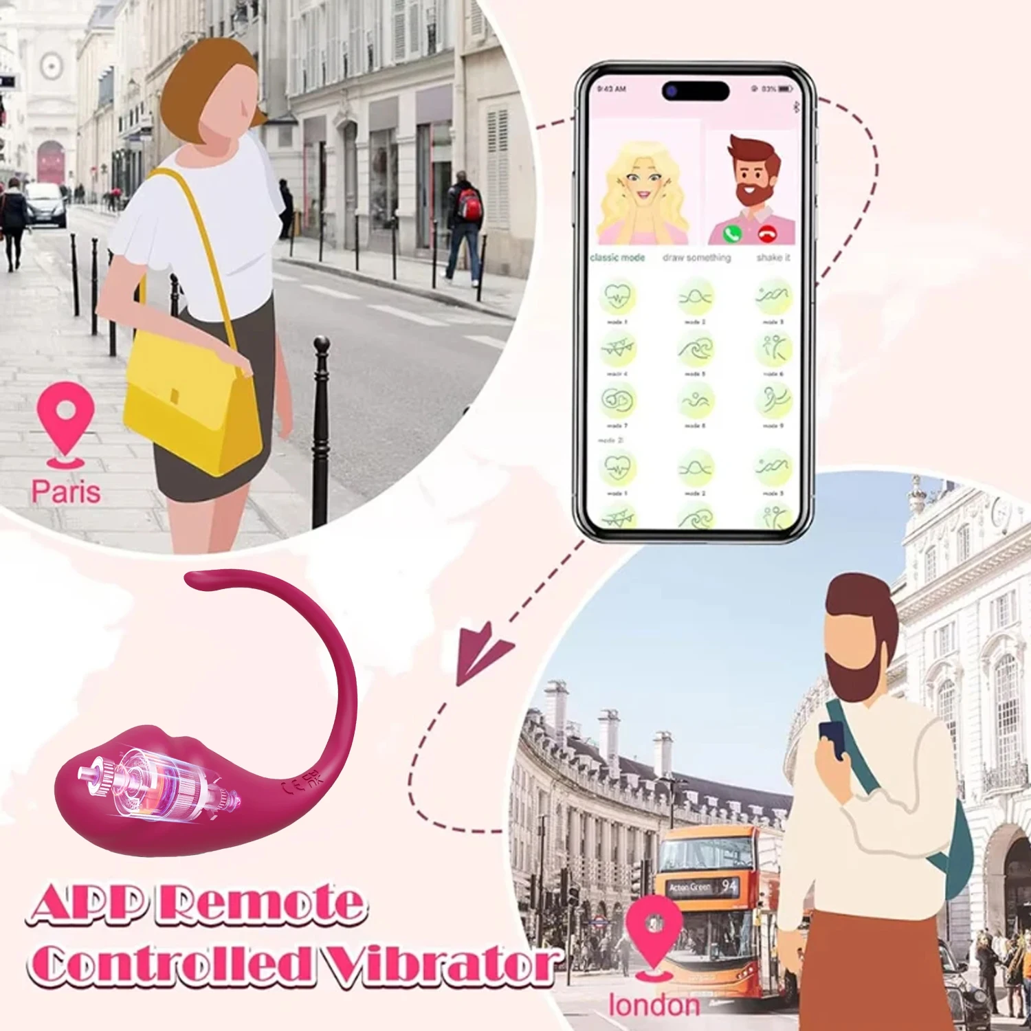 APP التحكم G بقعة هزاز البظر محفز ملابس لاسلكية سراويل دسار تهتز البيض المهبل معدات الاستمتاع واللعبة الجنس للنساء الكبار #6