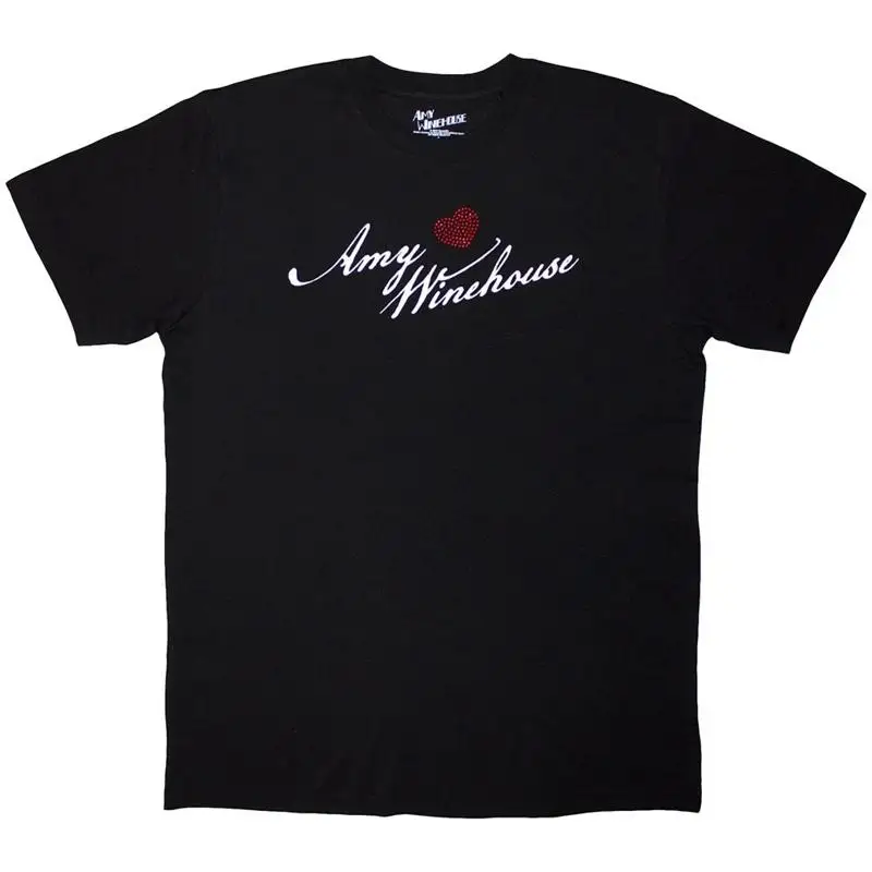 Amy Winehouse Back To Black Embellished T-Shirt