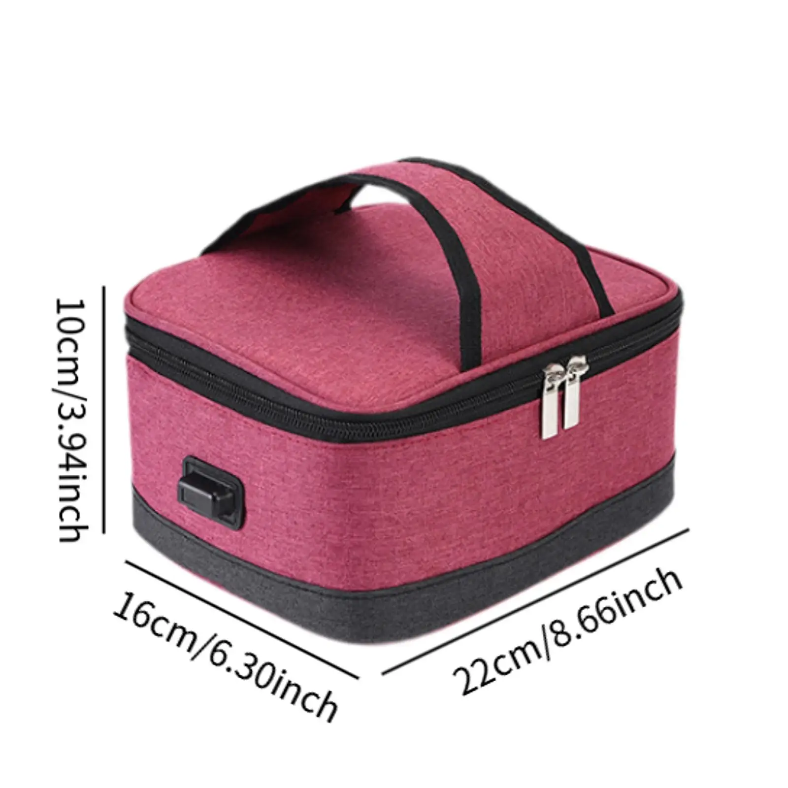 Heated Lunch Box Thermal Bag Portable Food Heater for Office Cooking Camping
