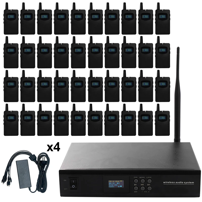 

Беспроводная система для экскурсий и синхронного перевода: стационарный UHF-передатчик для четкого звука на конференциях