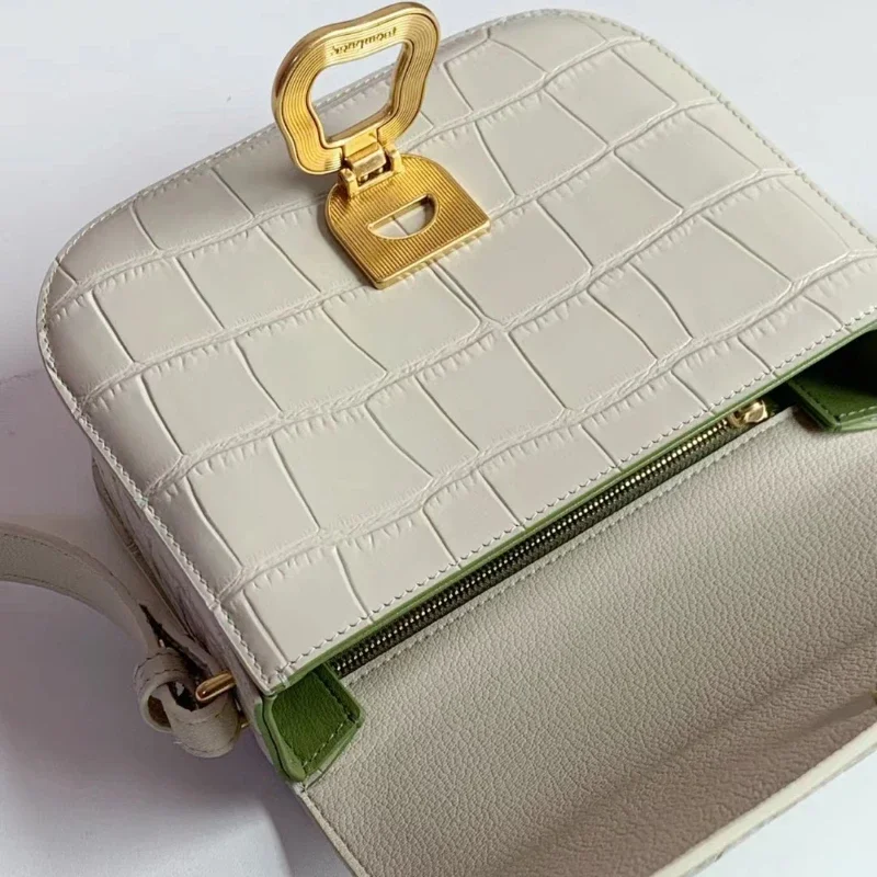 Originele Songmont Medium Tofu Tas Nieuwe Designer Crossbody Met Één Schouder, Kleine Vierkante Tas Van Hoge Kwaliteit