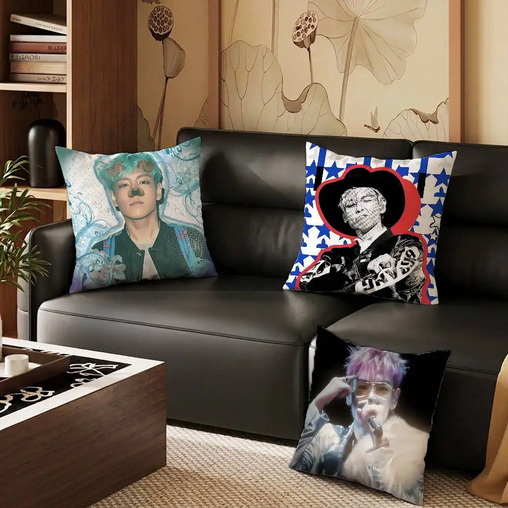 Top Singer Choi S-Seung HyunS Pillow Case Sofa Living Room Bedroom Headboard Backrest Cushion Square Cushion Nap Time