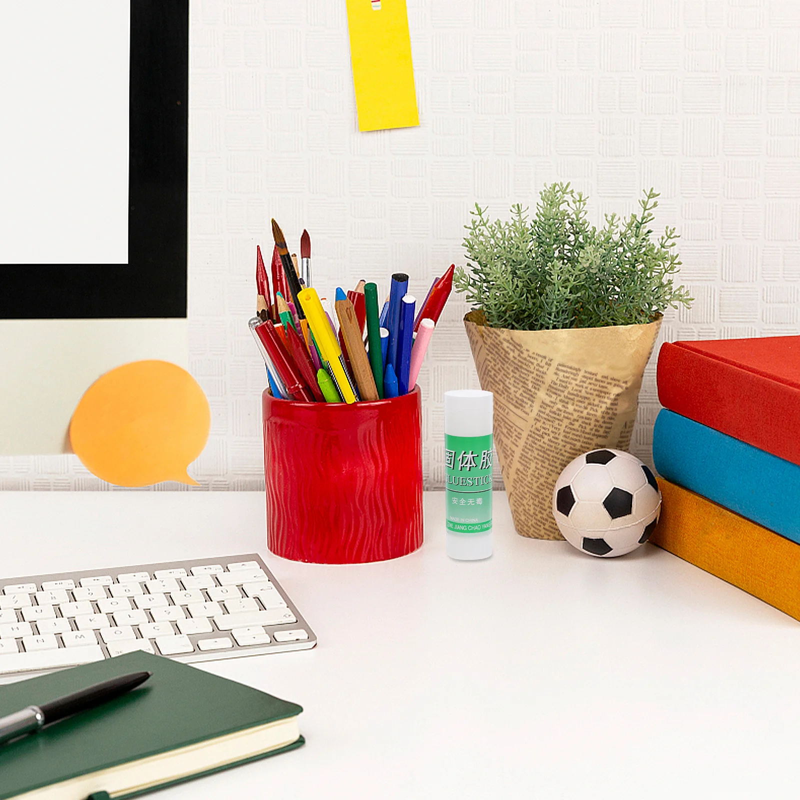 

2Pcs Solid Glue Sticks White Portable Glue Sticks Student School Crafts Office Adhesive Stick Bulk Pack Craft Adhesive Stick