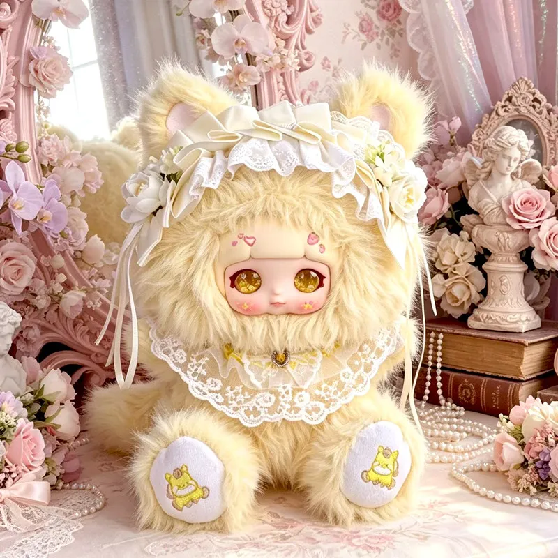 Genuine MenghunGuoguan 800% Size Cute Xuefu Garden Picnic Party Soft Plush Blind Box Home Decor Collectible Gifts For Adult Fans