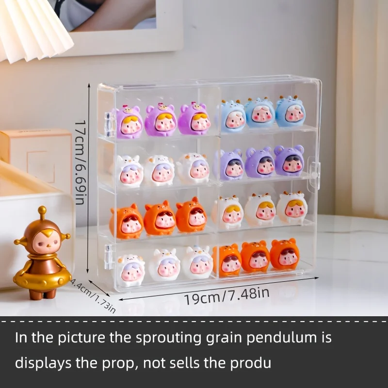 رف عرض زخارف صغير متعدد الطبقات ، حامل عرض 8 شبكات ، غرفة المنزل ، غرفة المعيشة ، ديكور المكتب ، 1 + #6