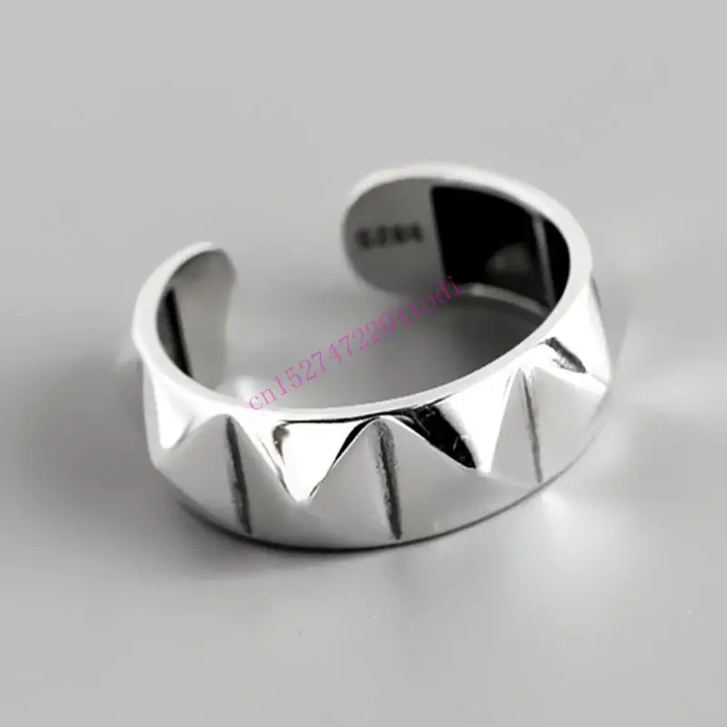 M76B Contemporary Rhombus Designs Rings Zinc Alloy Jewelry For Trendy Women image 2
