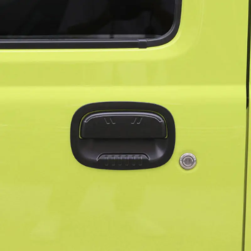 

6/10 шт. для Suzuki Jimny Nomade 2025 2026: Накладки на внешние дверные ручки, декоративные наклейки, аксессуары, черный матовый ABS
